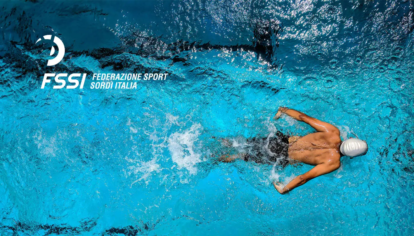Logo per concorso nuovo logo Federazione Sport Sordi Italia - FSSI - Esempio di applicazione a immagine