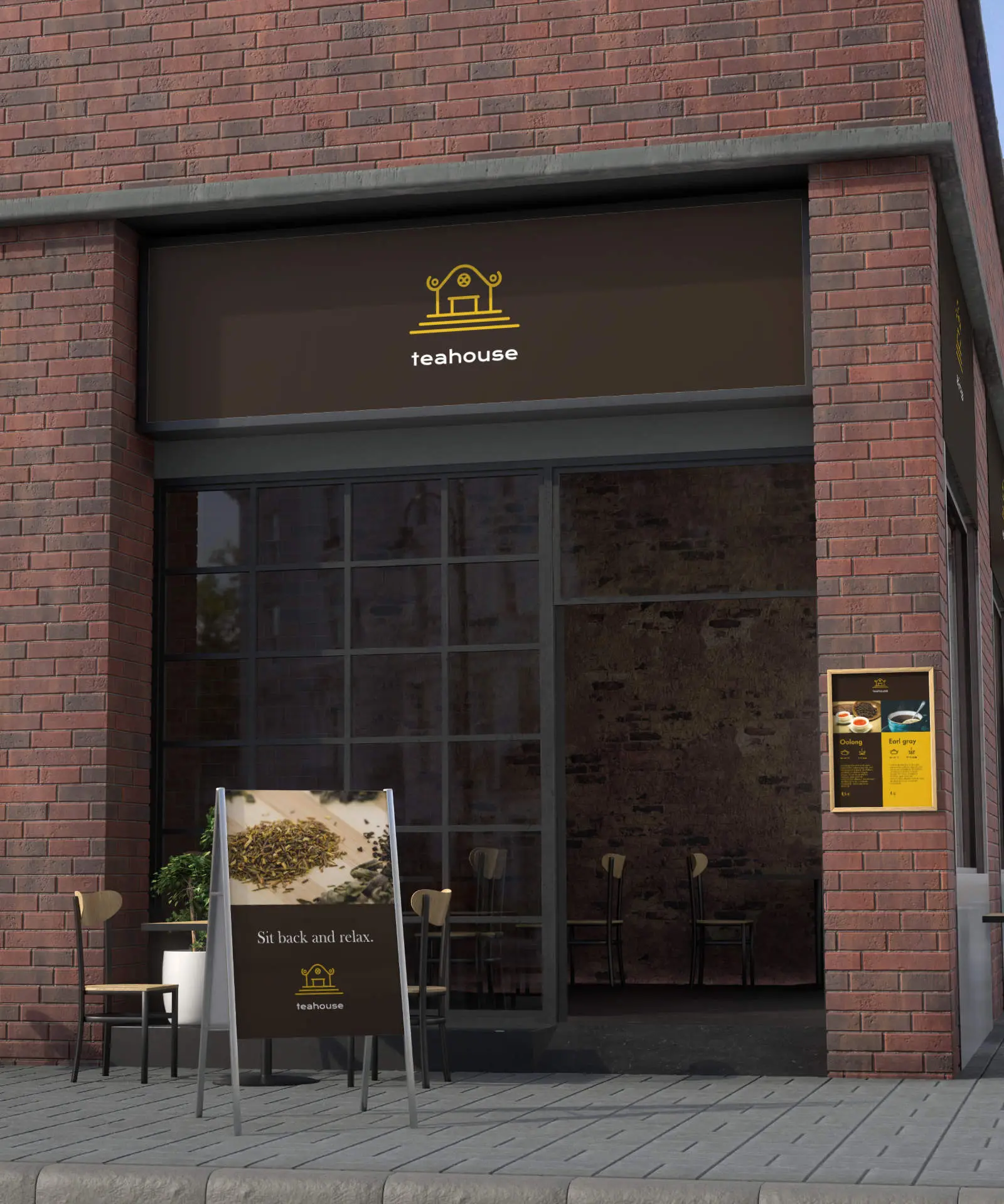 Logo per Teahouse - Grafica negozio