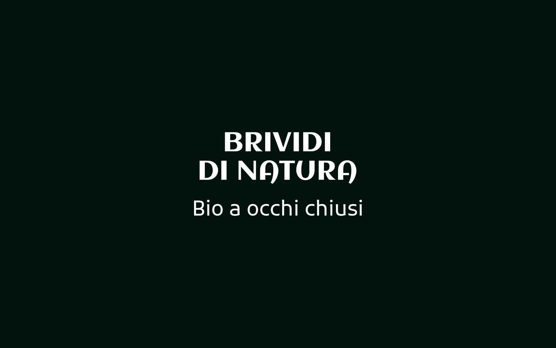Brividi di natura - payoff