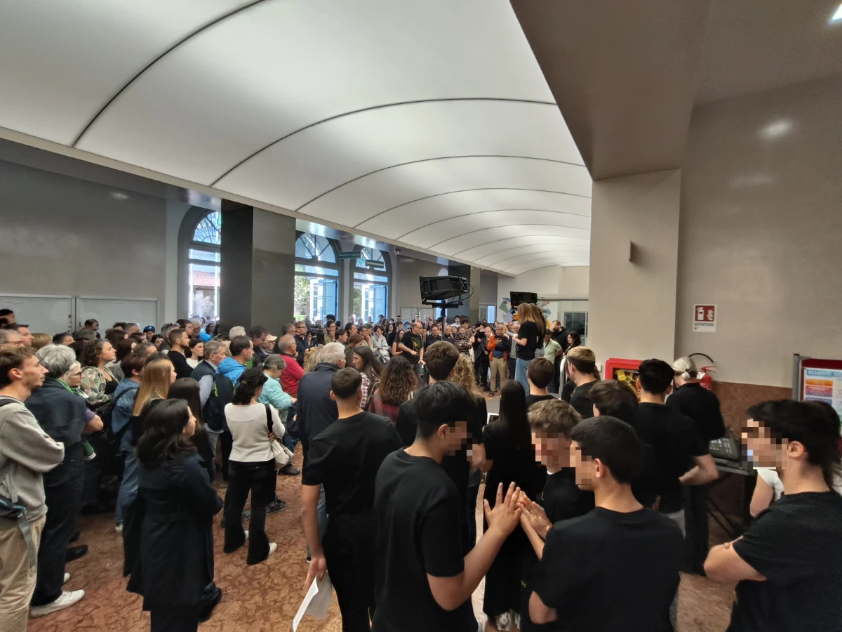 Un momento dell'inaugurazione